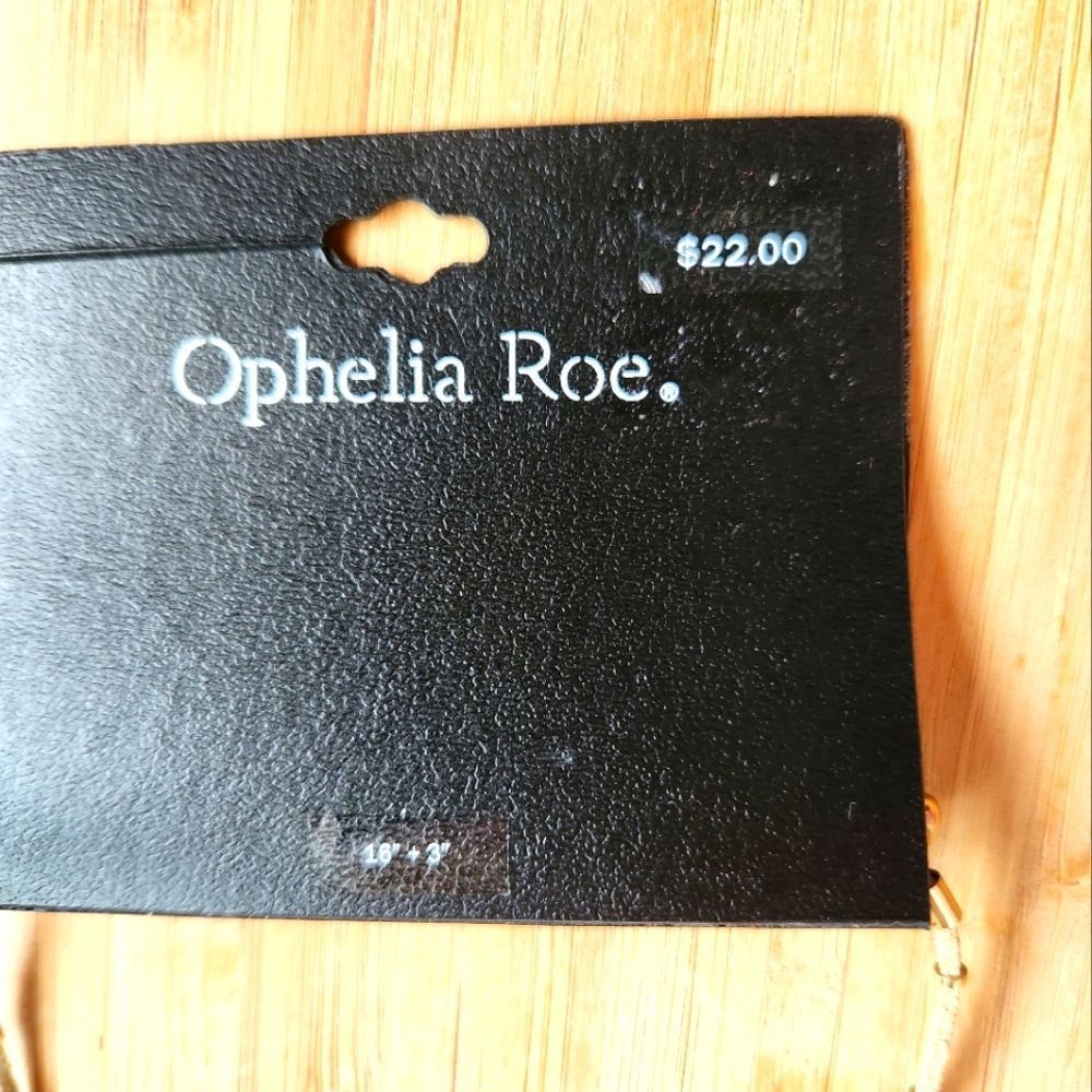 Ophelia Roe 16" multi layer necklace 3" adjustable extension costume jewelry - Picture 3 of 4
